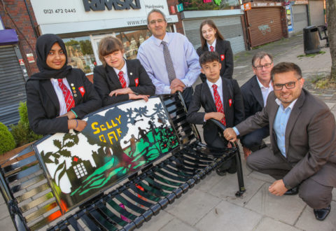 Local pupils bench design brought to life 15.6.21 Bench Unveil 44 scaled 480x330