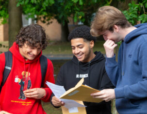 A level Results 2025: Students celebrate success at UoBS Sixth Form 5D3A5967 scaled 303x234