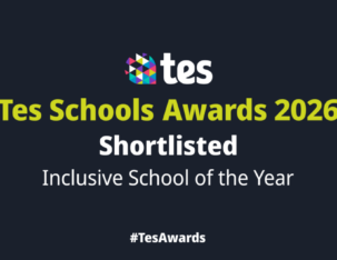 Tes Schools Awards 2026 Inclusive School of the Year Shortlisted LinkedIn Personal Profile Banner 1584x396 DS70019 scaled 303x234